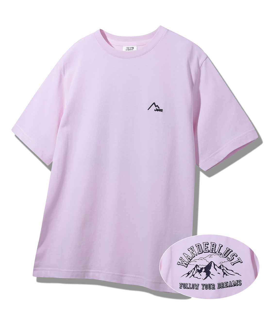 韓國 Jeep Mountain Loose Fit Short Sleeve T-Shirt【JP038】