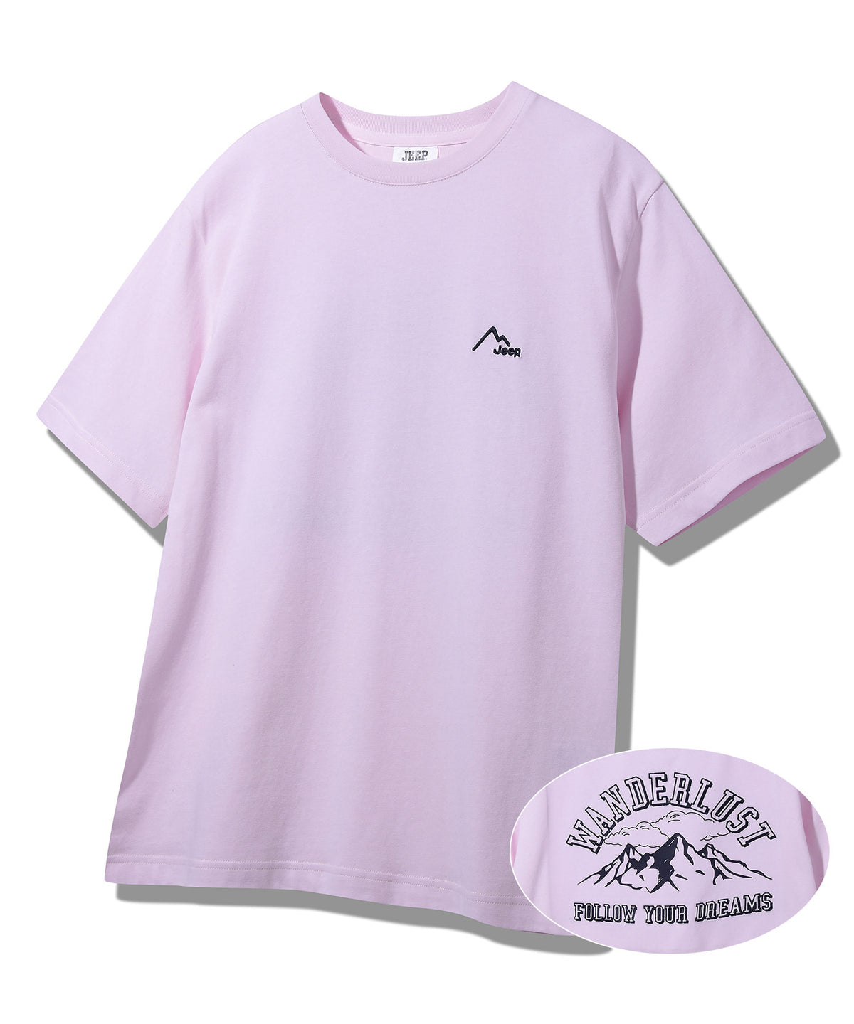 韓國 Jeep Mountain Loose Fit Short Sleeve T-Shirt【JP038】