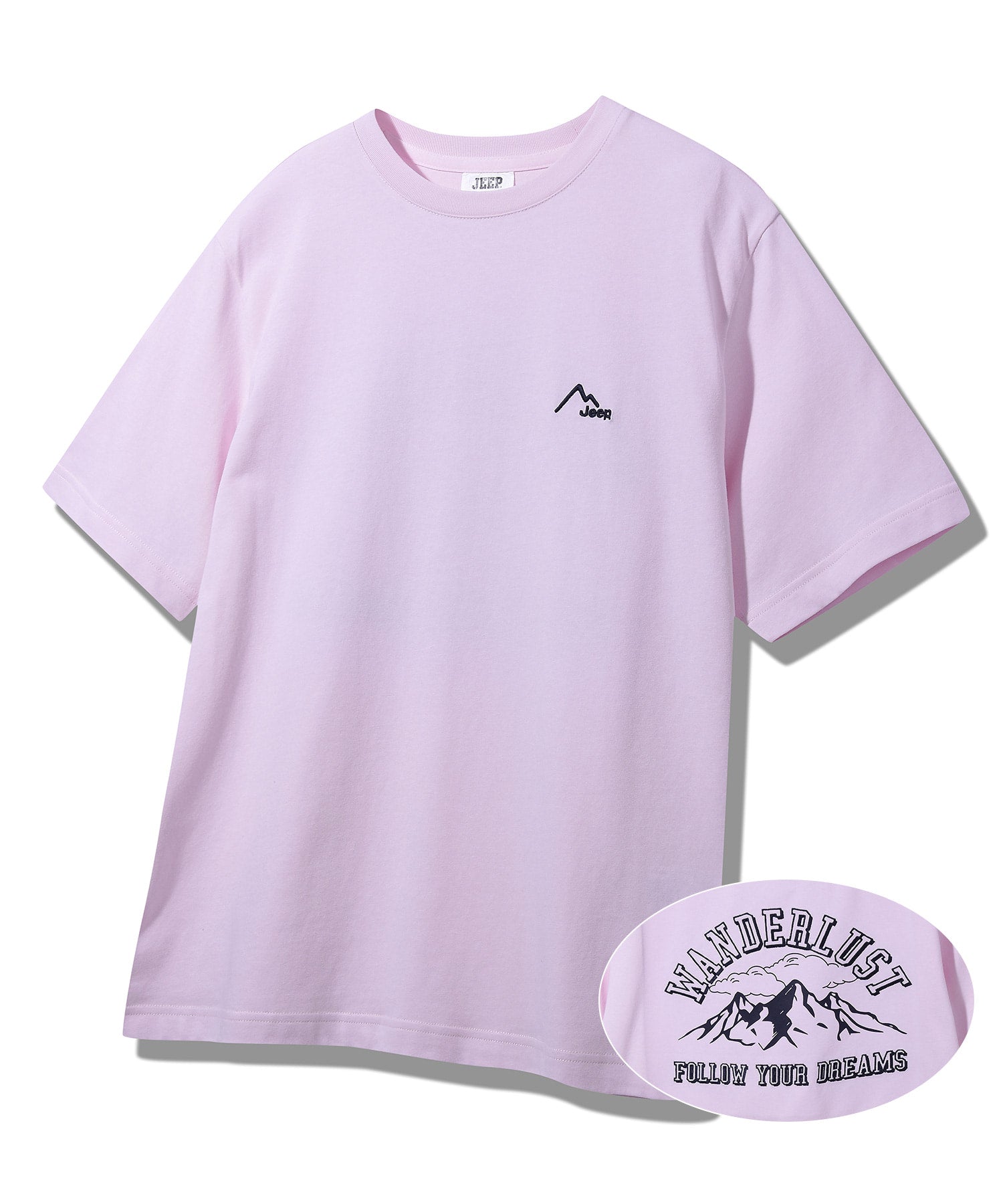 韓國 Jeep Mountain Loose Fit Short Sleeve T-Shirt【JP038】