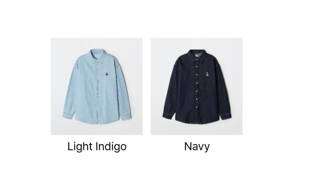 韓國 SPAO Woody Overfit Denim Shirt【SP317】