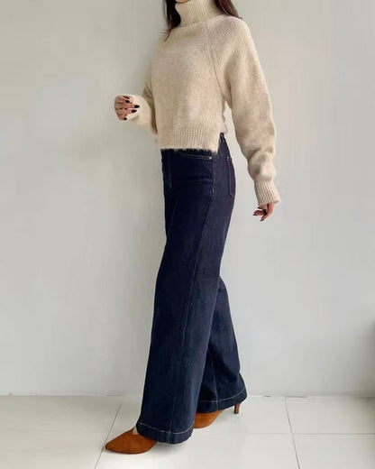 韓國 HowLuk 牛仔褲 刷薄毛  (冬季款)【H2520_1】