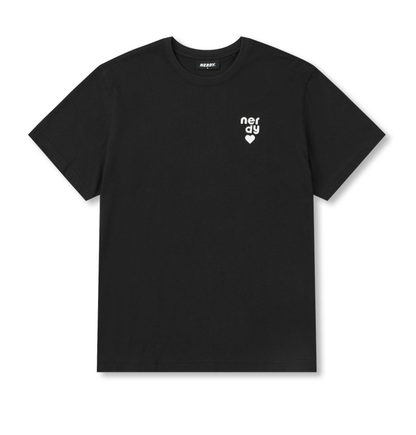 韓國 Nerdy Heart Logo S/S T-Shirt【NY031】