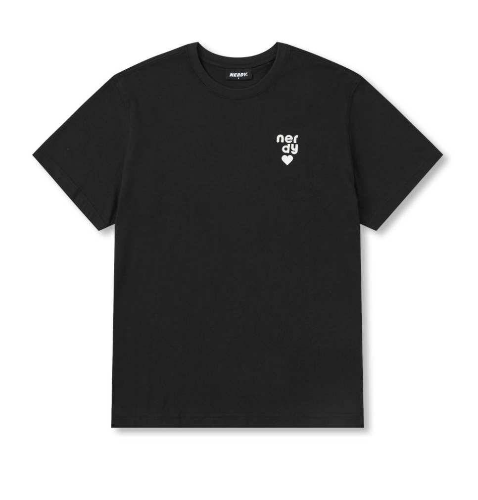 韓國 Nerdy Heart Logo S/S T-Shirt【NY031】