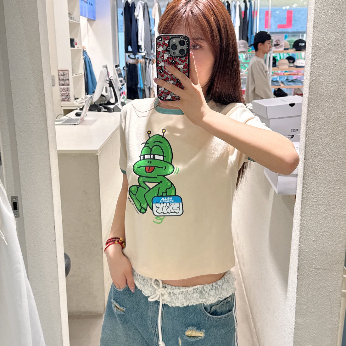 韓國 EPT Nibble Friends Ringer T-shirts【EP032】