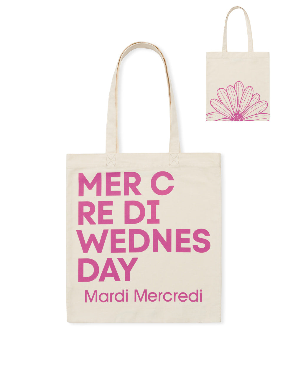 韓國 Mardi Mercredi Canvas Bag Flower Du Mercredi【MM289】