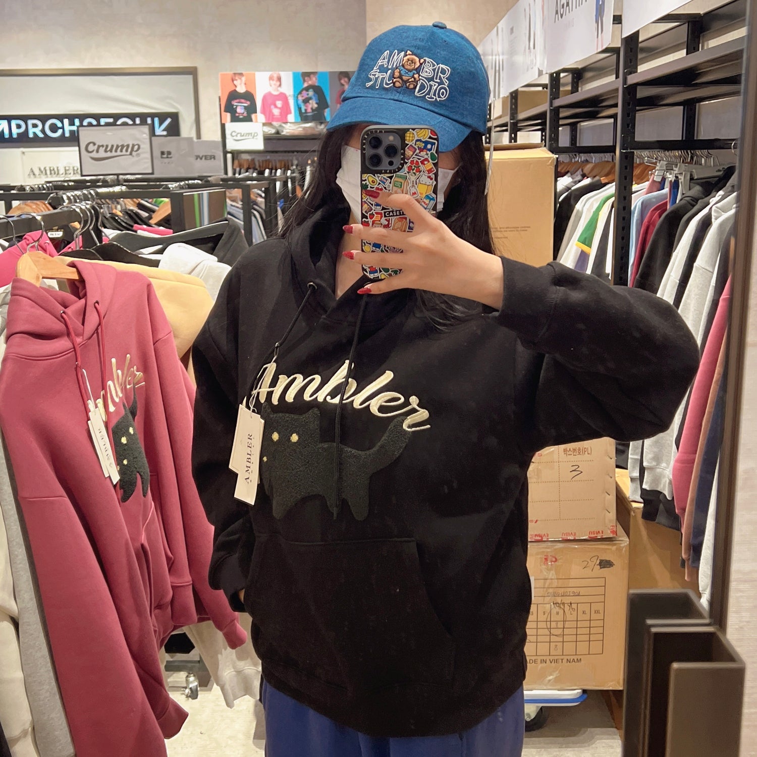 韓國 Ambler Black Cat Hoodie【AR047】 - STT Mall HK 靚太網購