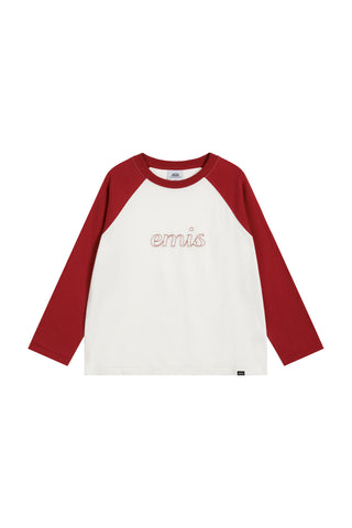 韓國 EMIS W 3/4 Sleeve Raglan T-Shirt【ES088】