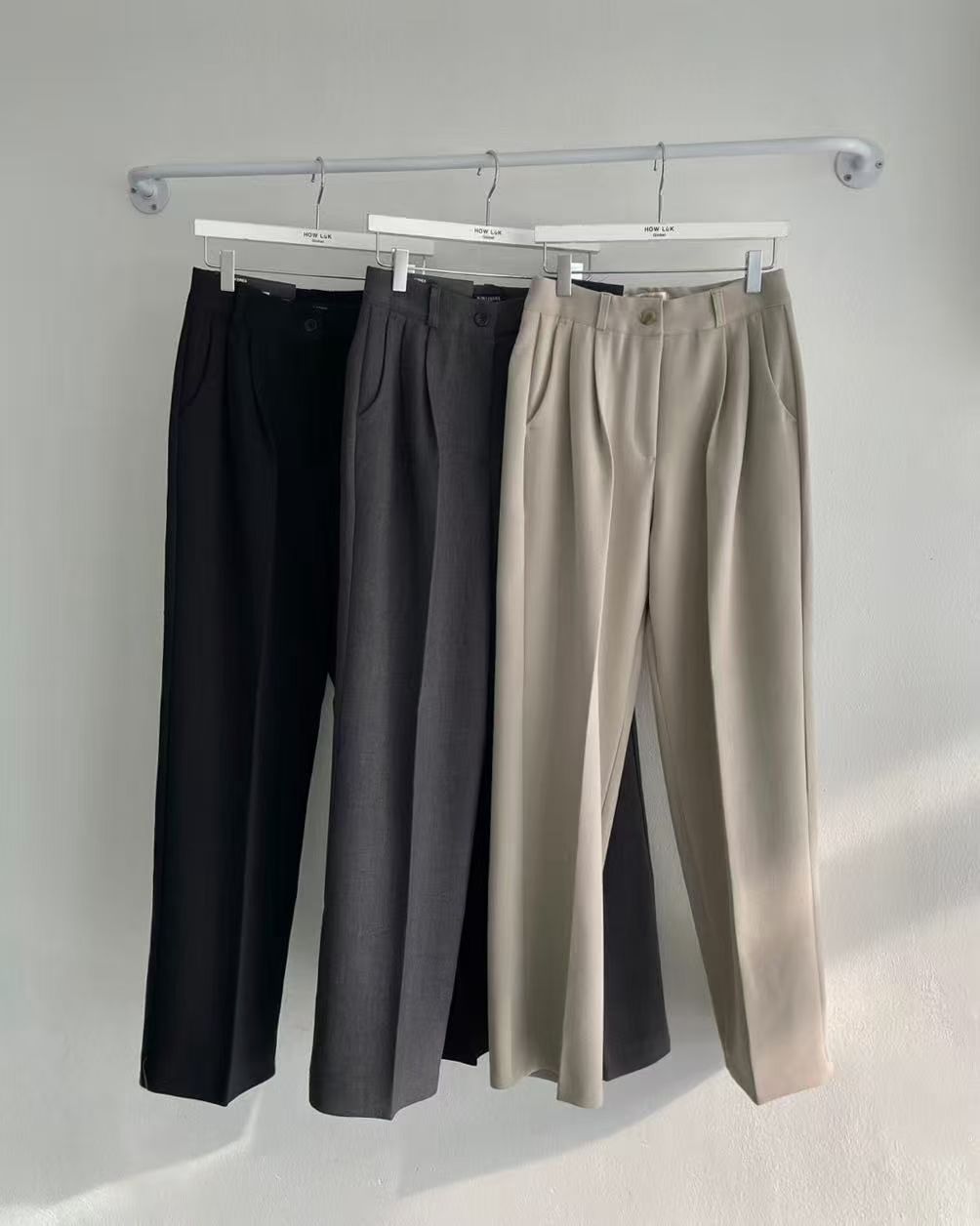 韓國 HowLuk 西褲 刷薄毛  (冬季款)【H363】