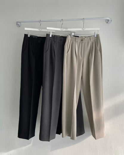 韓國 HowLuk 西褲 刷薄毛  (冬季款)【H363】