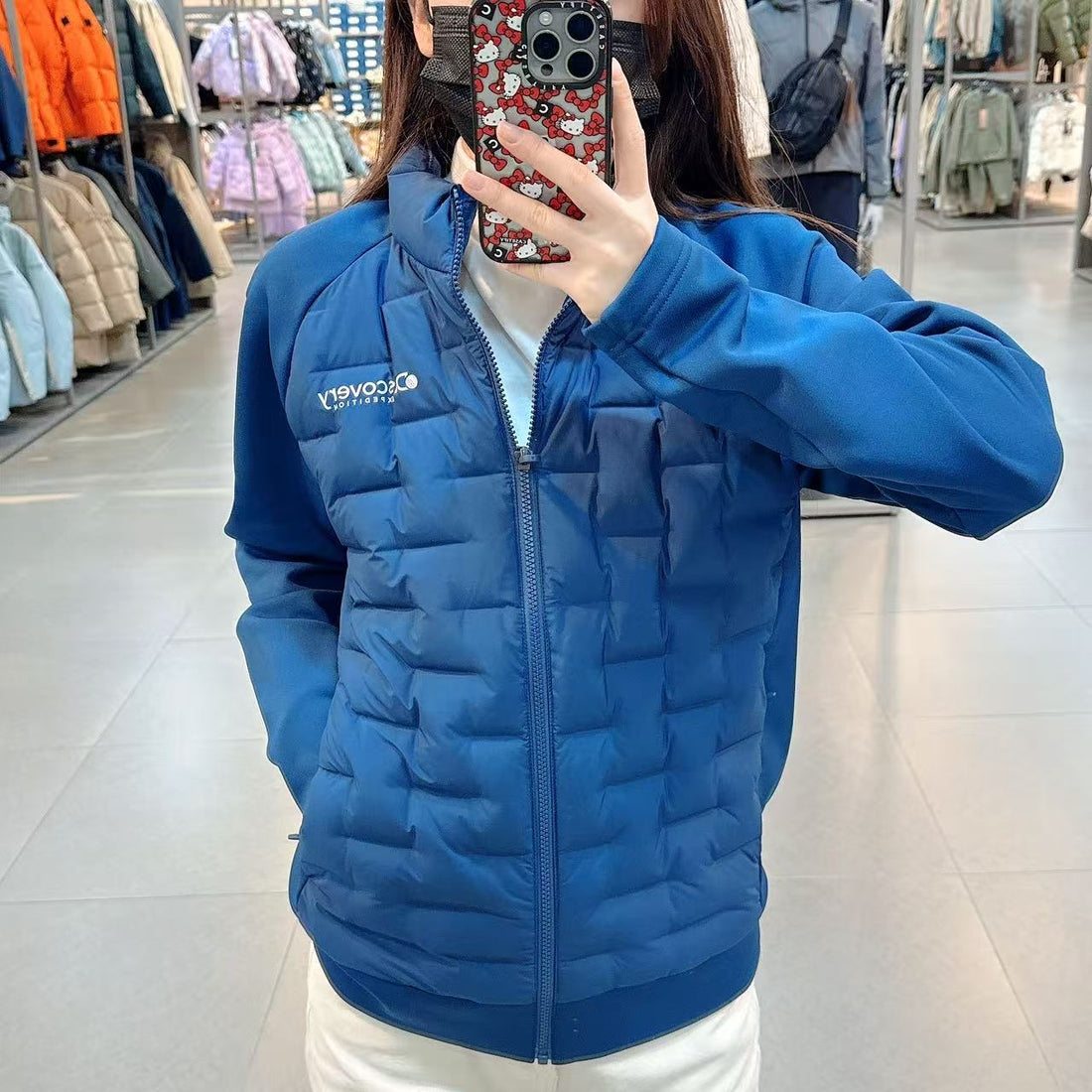 韓國 Discovery Leighton Tube Goose Down Lightweight Padding (鵝絨)【DY139】