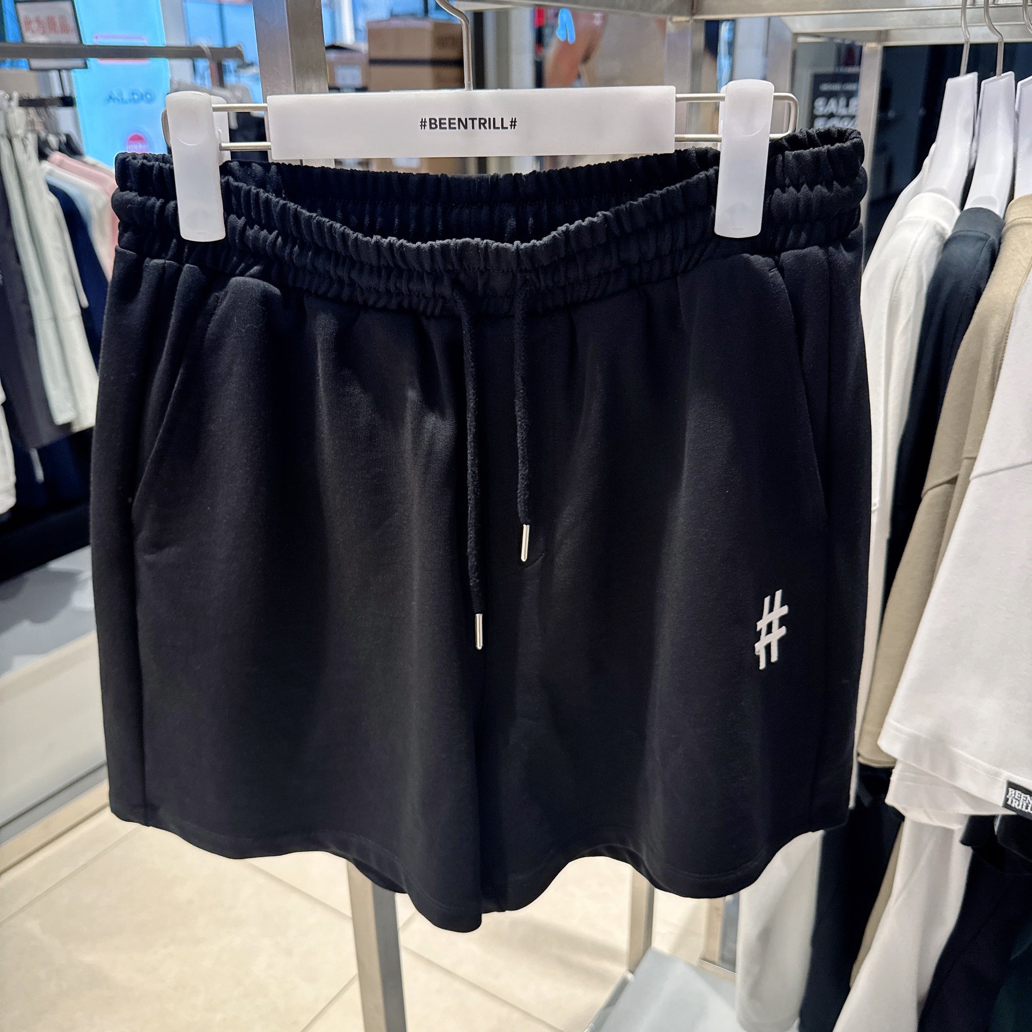 韓國 Beentrill Women's Essentials Hashtag Logo Shorts【BL096】