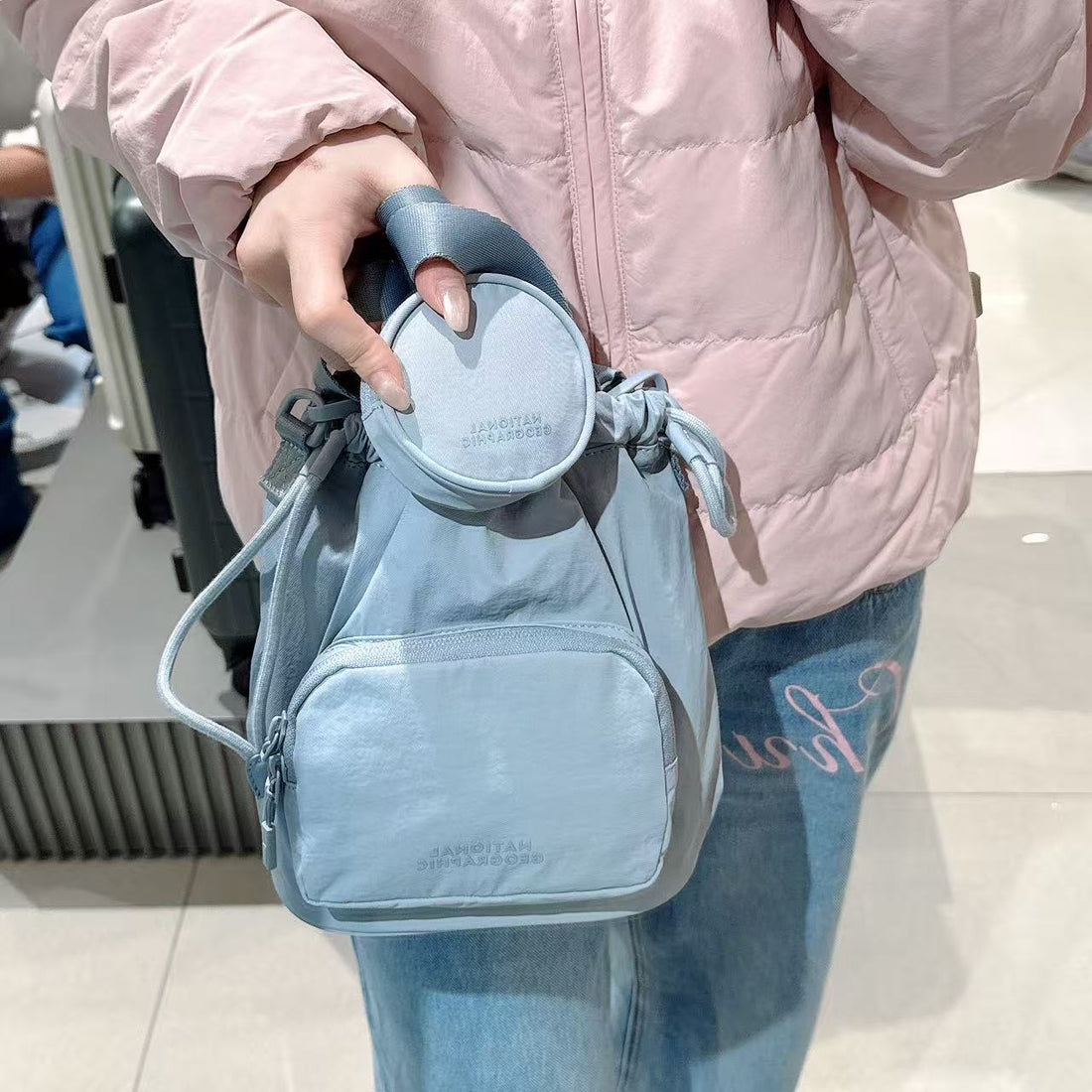 韓國 National Geographic ADELIE Bucket Bag【NG035】