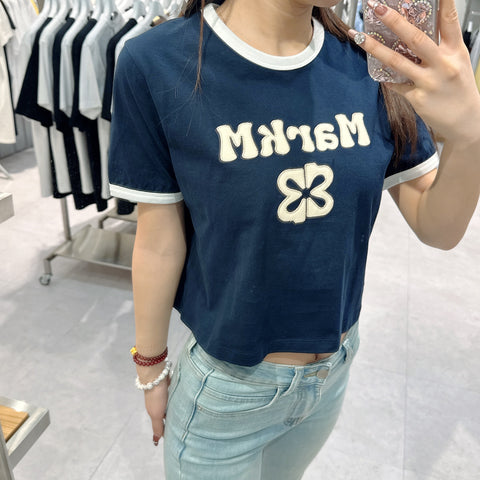 韓國 Markm (W) WAVE T-SHIRT【MA077】