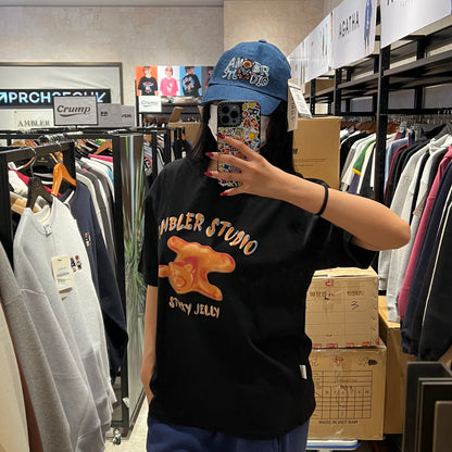 韓國 Ambler Jelly Bear Overfit Short Sleeve T-Shirt【AR025】 - STT Mall HK 靚太網購