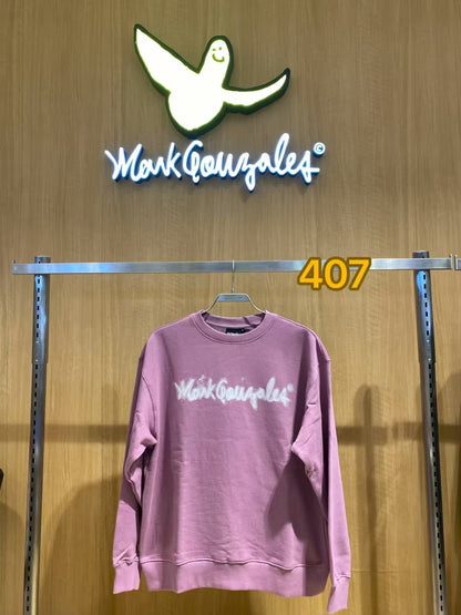韓國 Mark Gonzales Sign Logo Blur Print Sweatshirt【MG127】