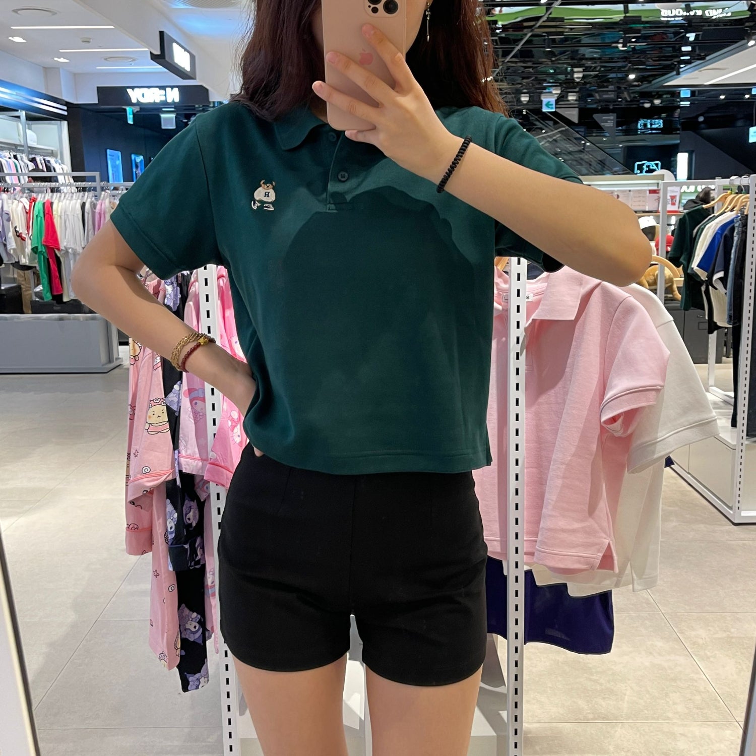 韓國 SPAO Women Short Sleeve Crop Polo【SP043】 - STT Mall HK 靚太網購