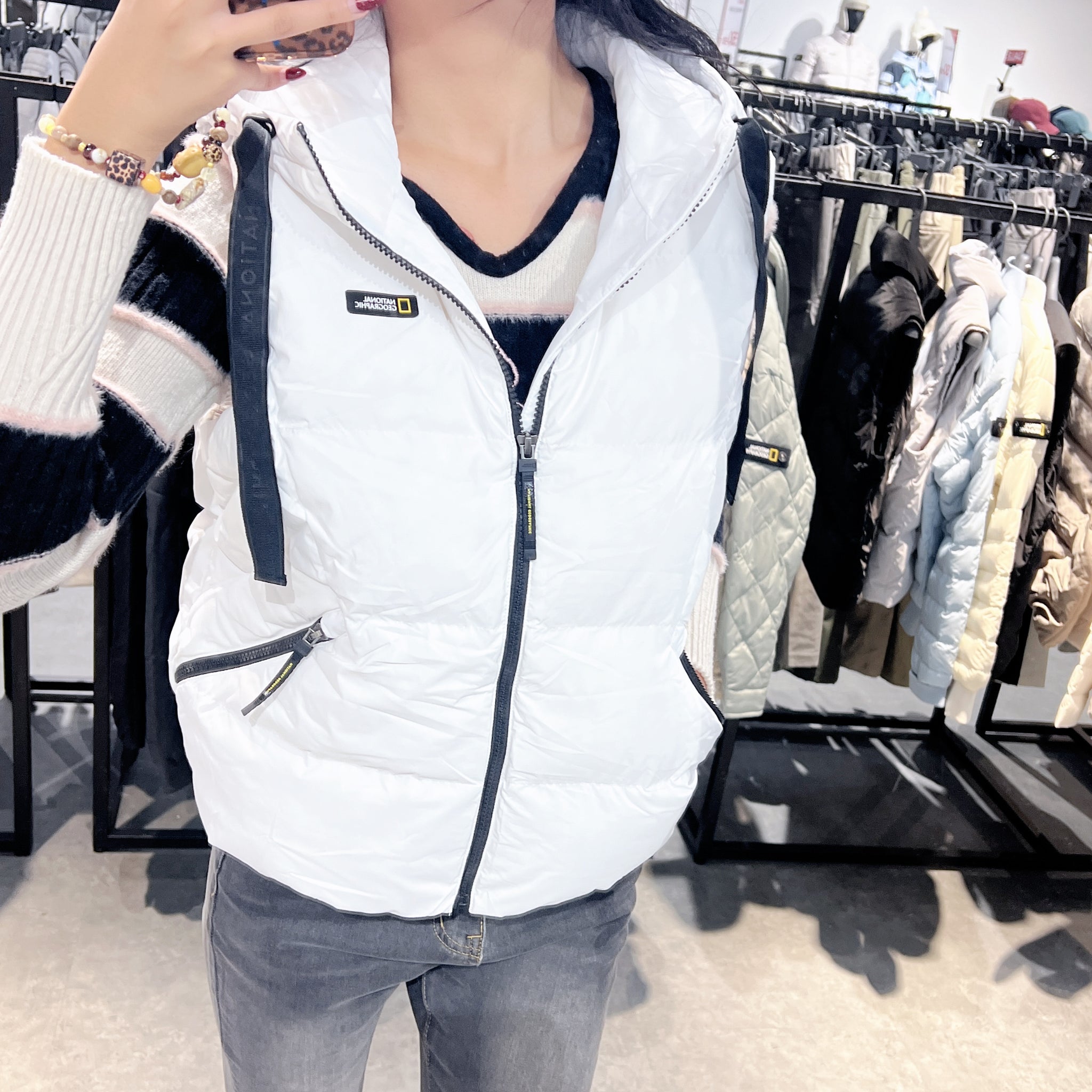 韓國 National Geographic Women's Crusher Duck Down Vest (鴨絨)【NG080】