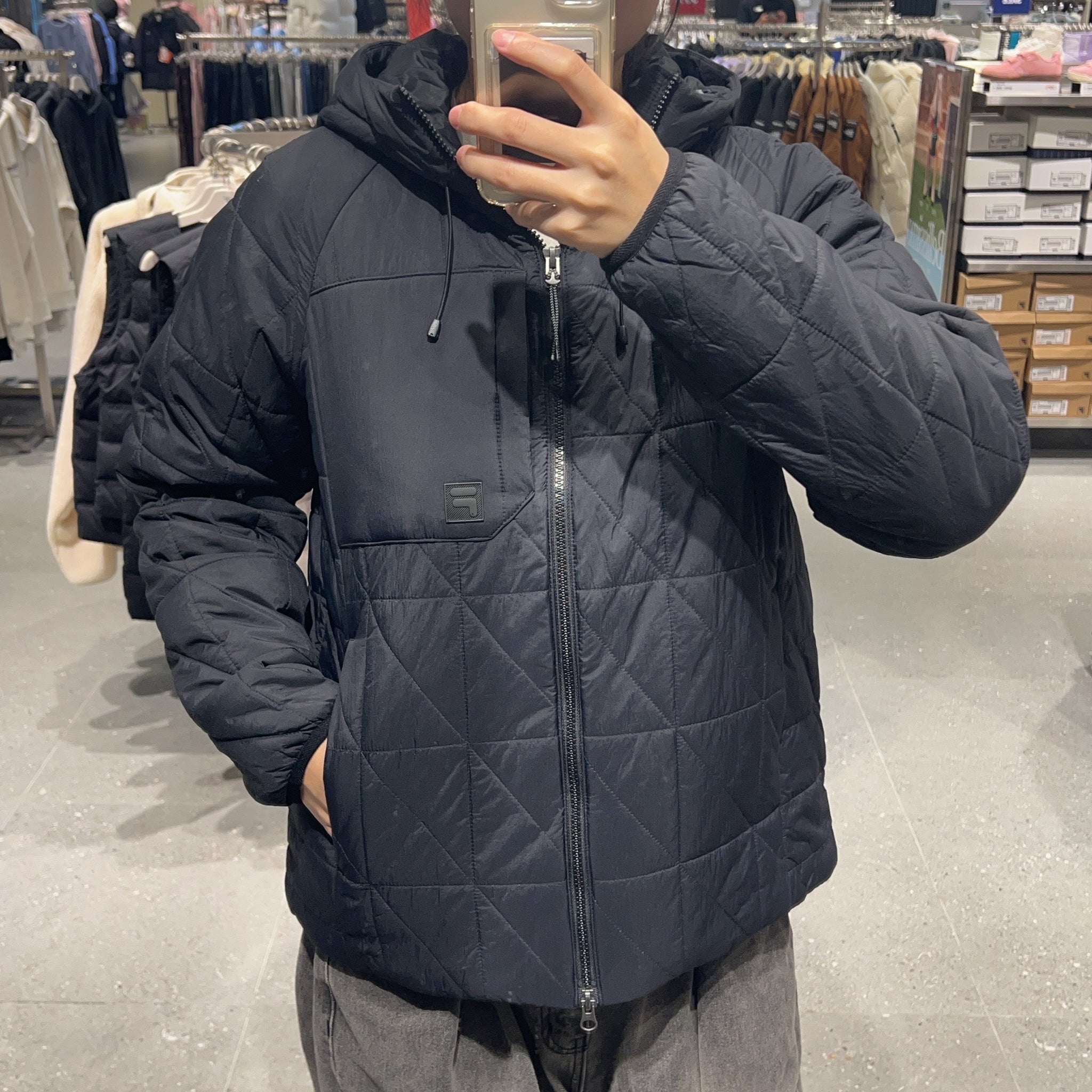 韓國 FILA Quilted Padded Jacket【FA018】