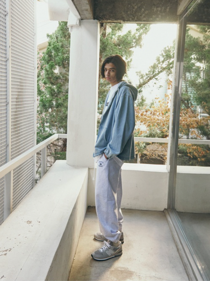 韓國 Markm Denim Hoodie Jumper【MA229】