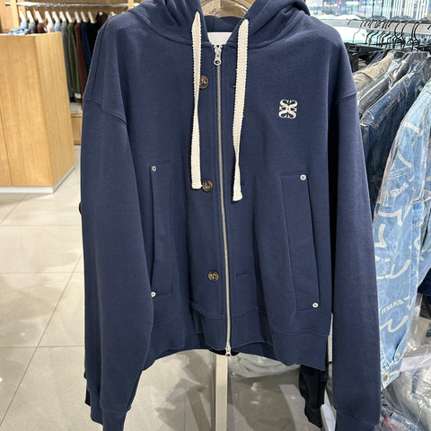 韓國 Satur Teo Cotton All Day Hood Zip-up【SR058】
