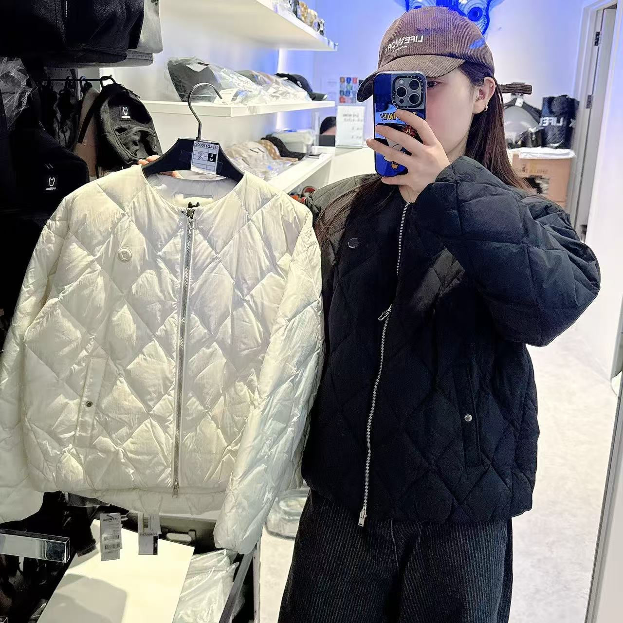 韓國 LifeWork Women's Lite Round Neck Mid Down Padded Jumper (鴨絨)【LW022】