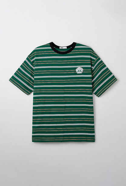 韓國 SPAO Striped Short Sleeve T-Shirt【SP176】