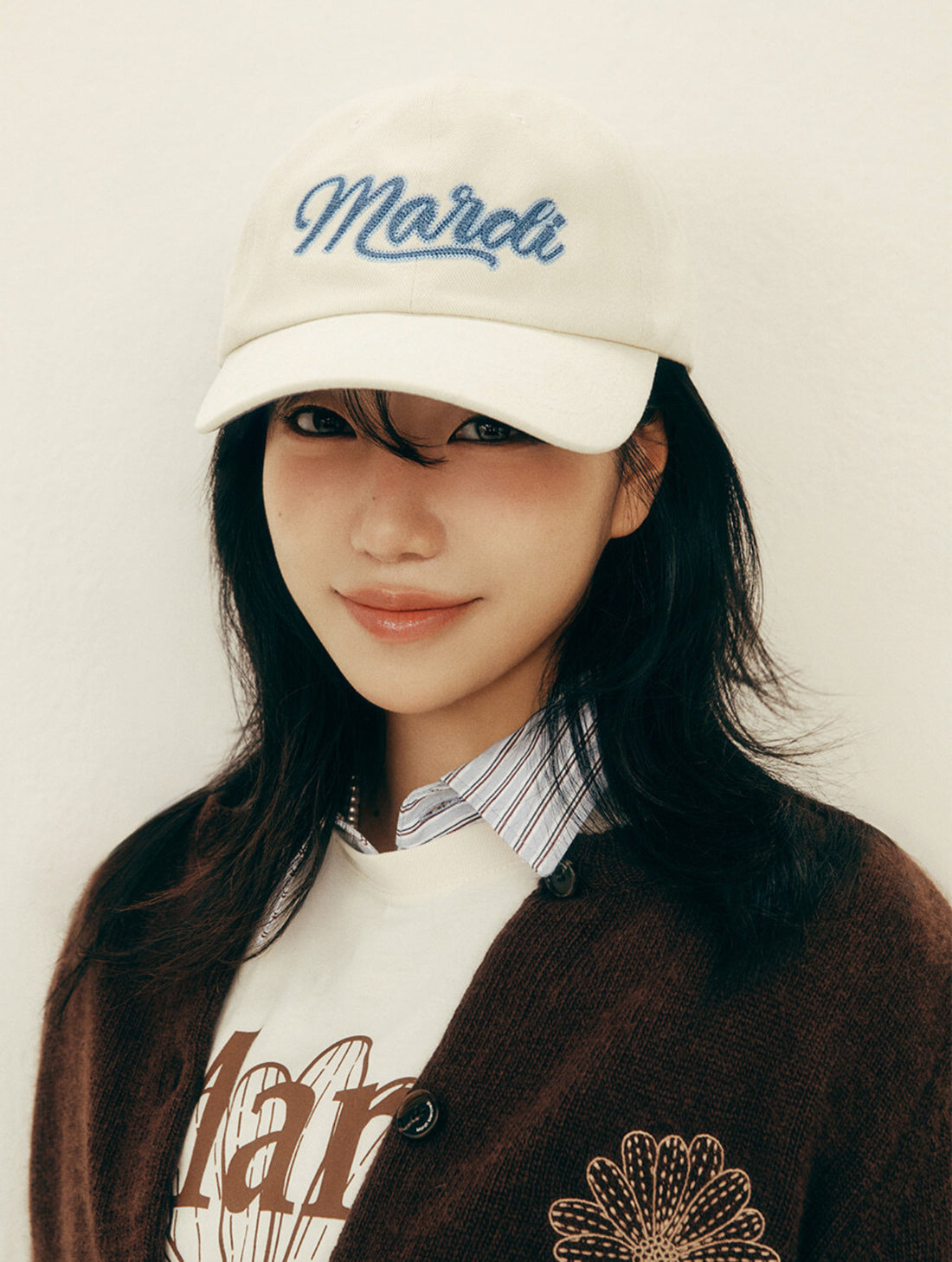 韓國 Mardi Mercredi CAP MARDI CHAIN VINTAGE LOGO【MM144】