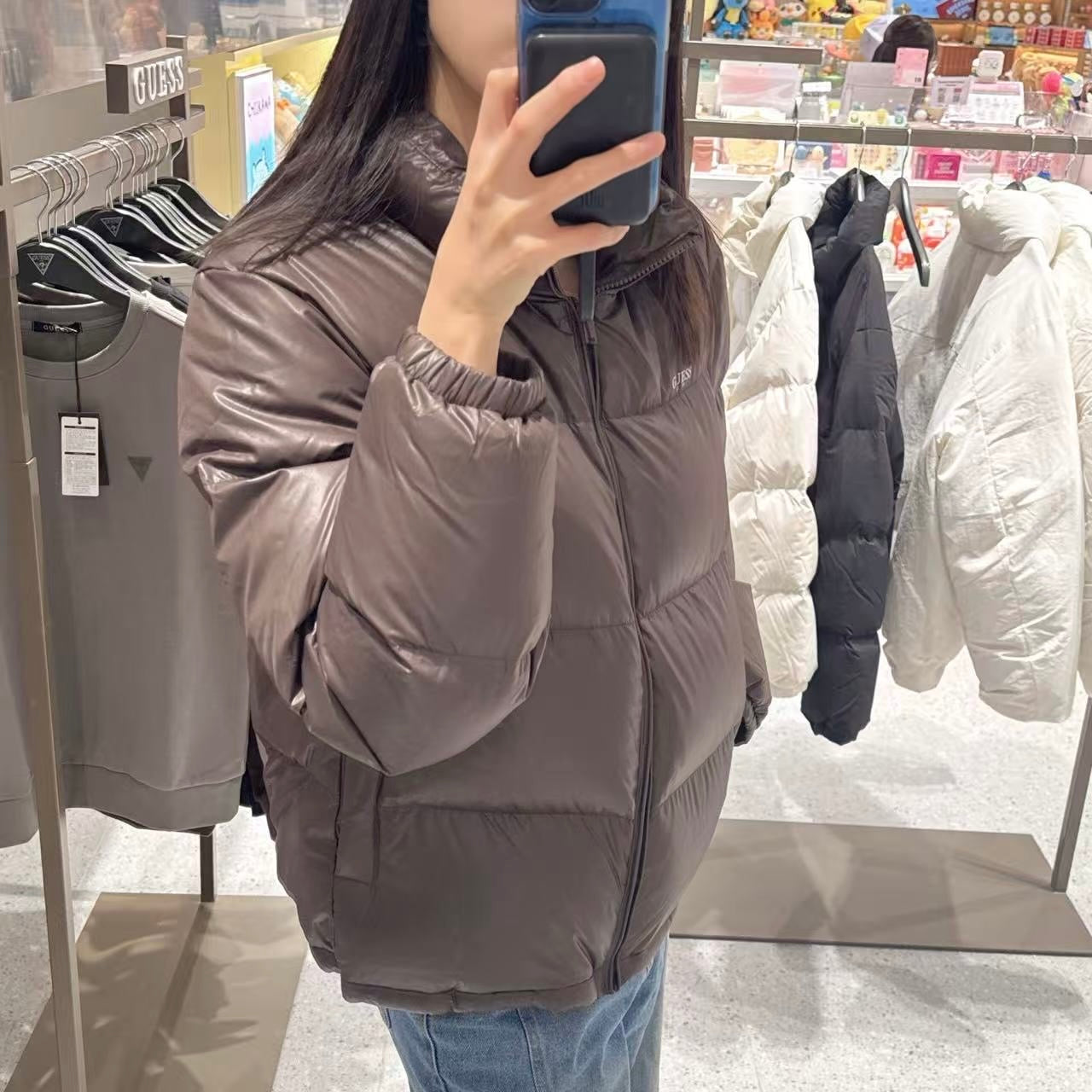 韓國 Guess Basic Puffer (鴨絨)【GU021】