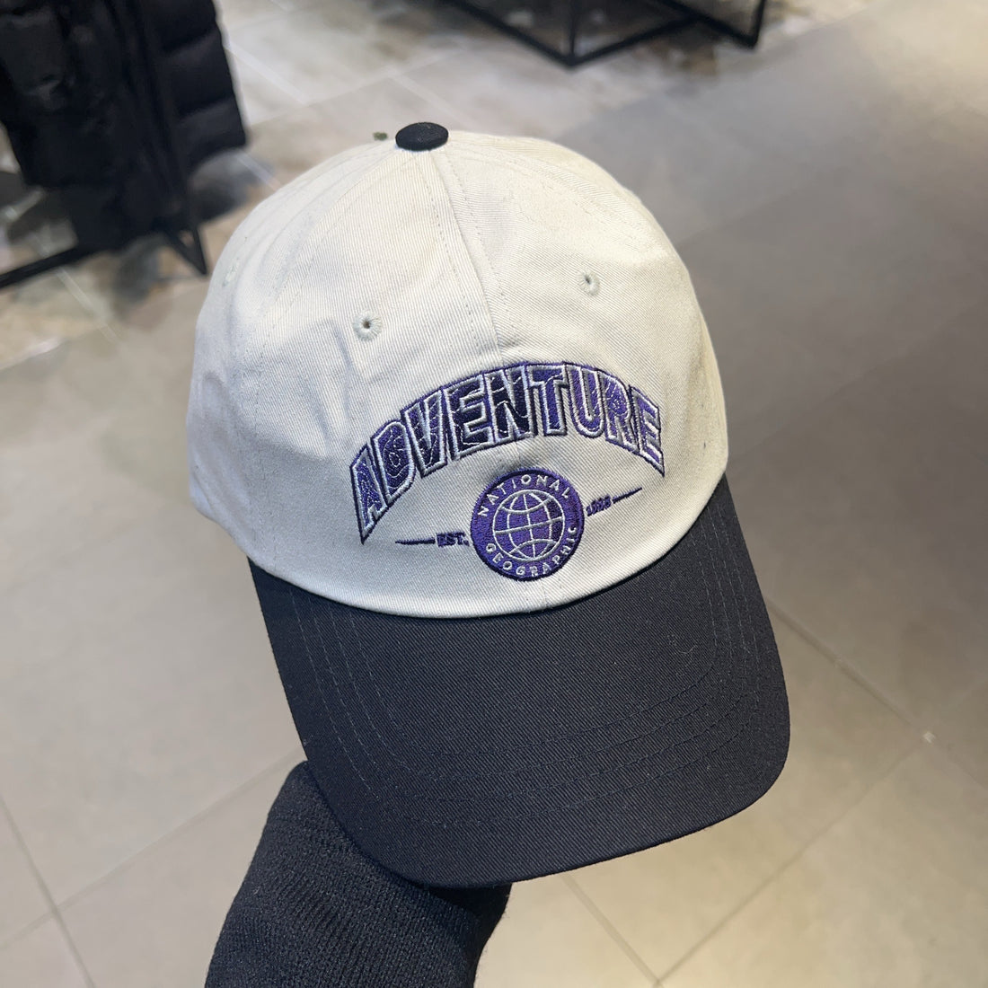 韓國 National Geographic Cotton Artwork Ball Cap【NG344】