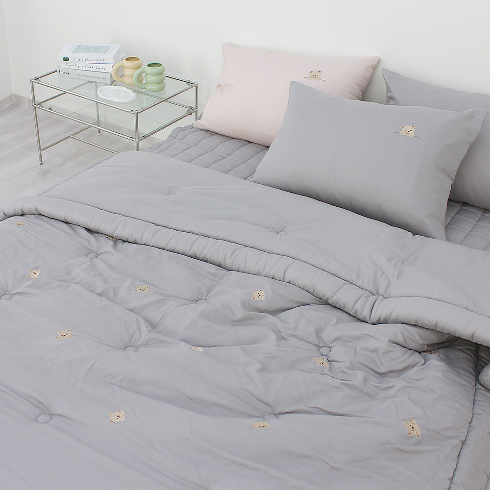 韓國 刺繡表情小熊莫代爾【SM412】