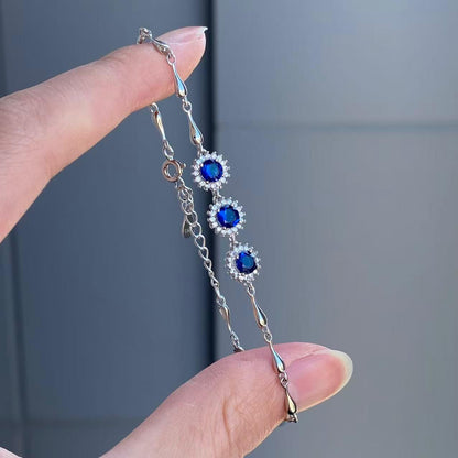 日本直送 藍寶石手鍊【JS344】