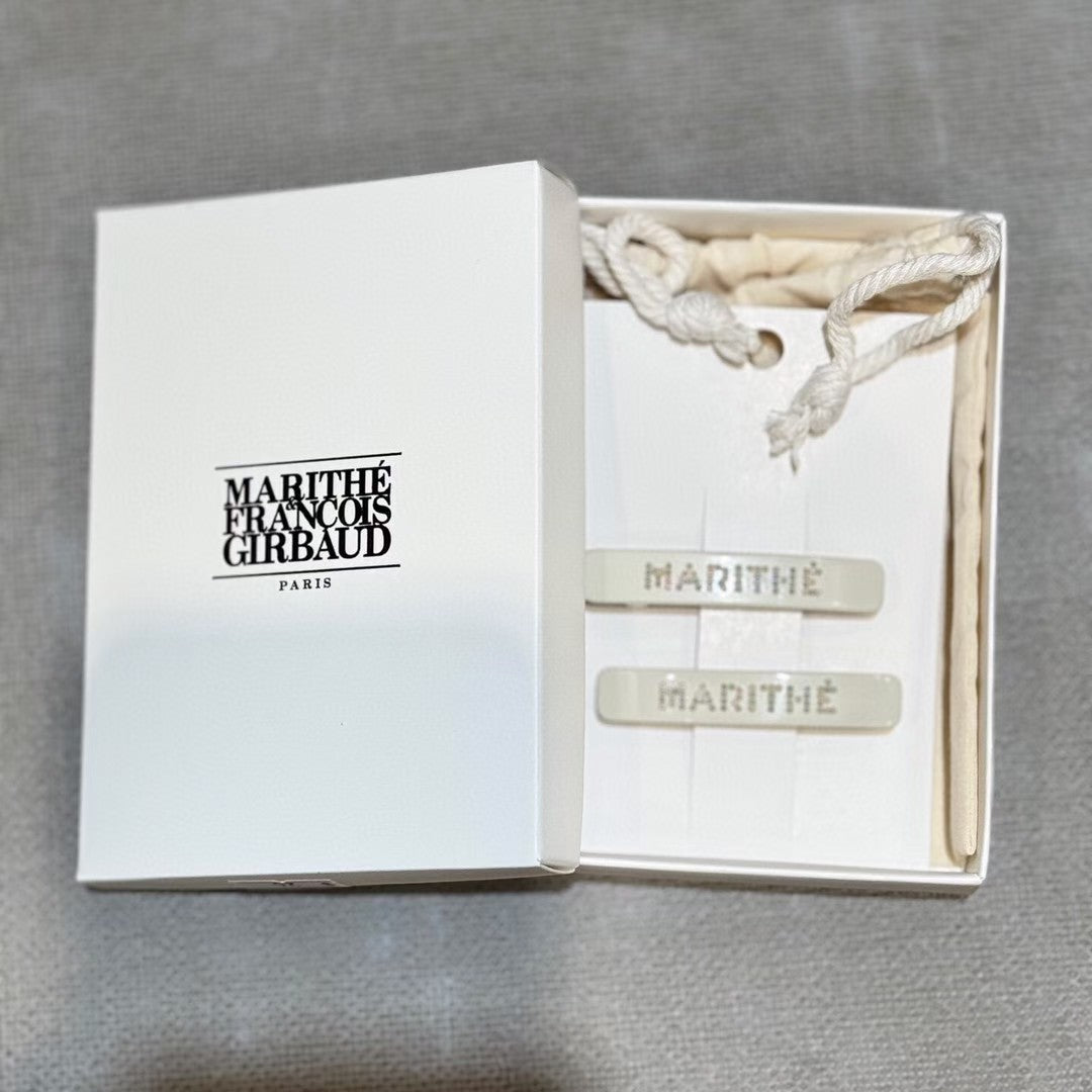 韓國 Marithe Francois Girbaud Regular Logo Metal Ball Hair Pin 2Pack【MF710】