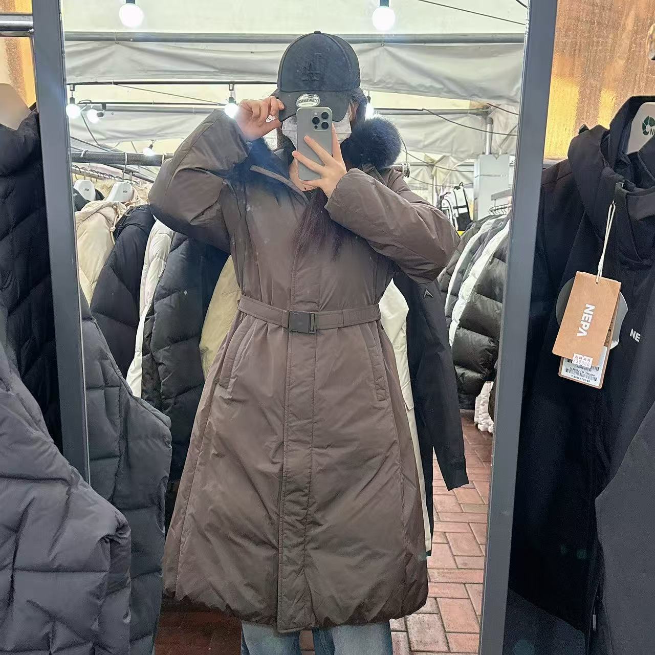 韓國 NEPA Women's Premium Neo Long Down Jacket (鵝絨)【NA027】
