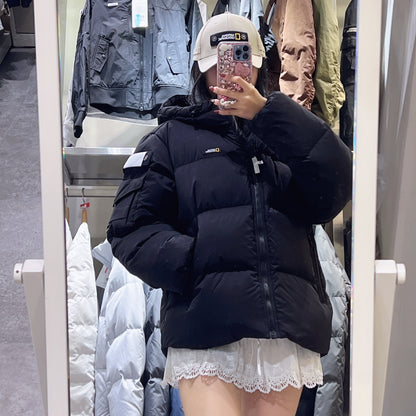 韓國 National Geographic Golden Mall Short Length Goose Hoodie Down Jumper鵝絨【NG819】