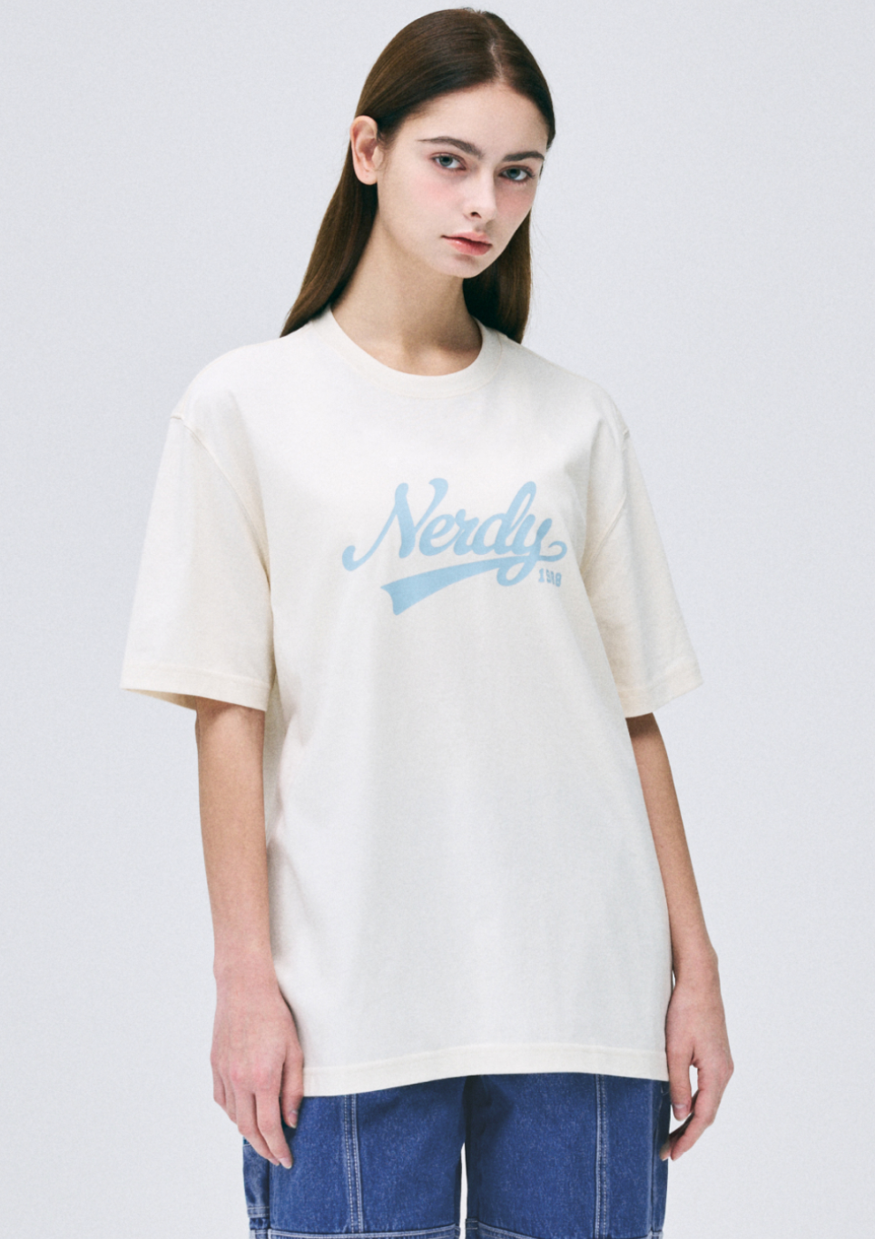 韓國 Nerdy Varsity Logo S/S T-Shirt【NY029】