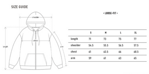 韓國 Markm Denim Hoodie Jumper【MA229】