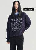 【現貨】韓國 Nick Nicole Rose Printing Sweatshirt【NN005】