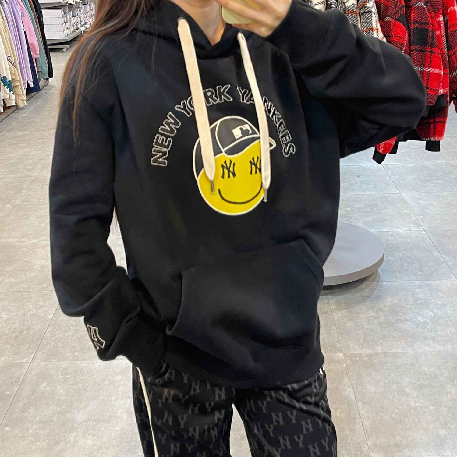 韓國 MLB Smile Overfit Hoodie 【MB064】 - STT Mall HK 靚太網購