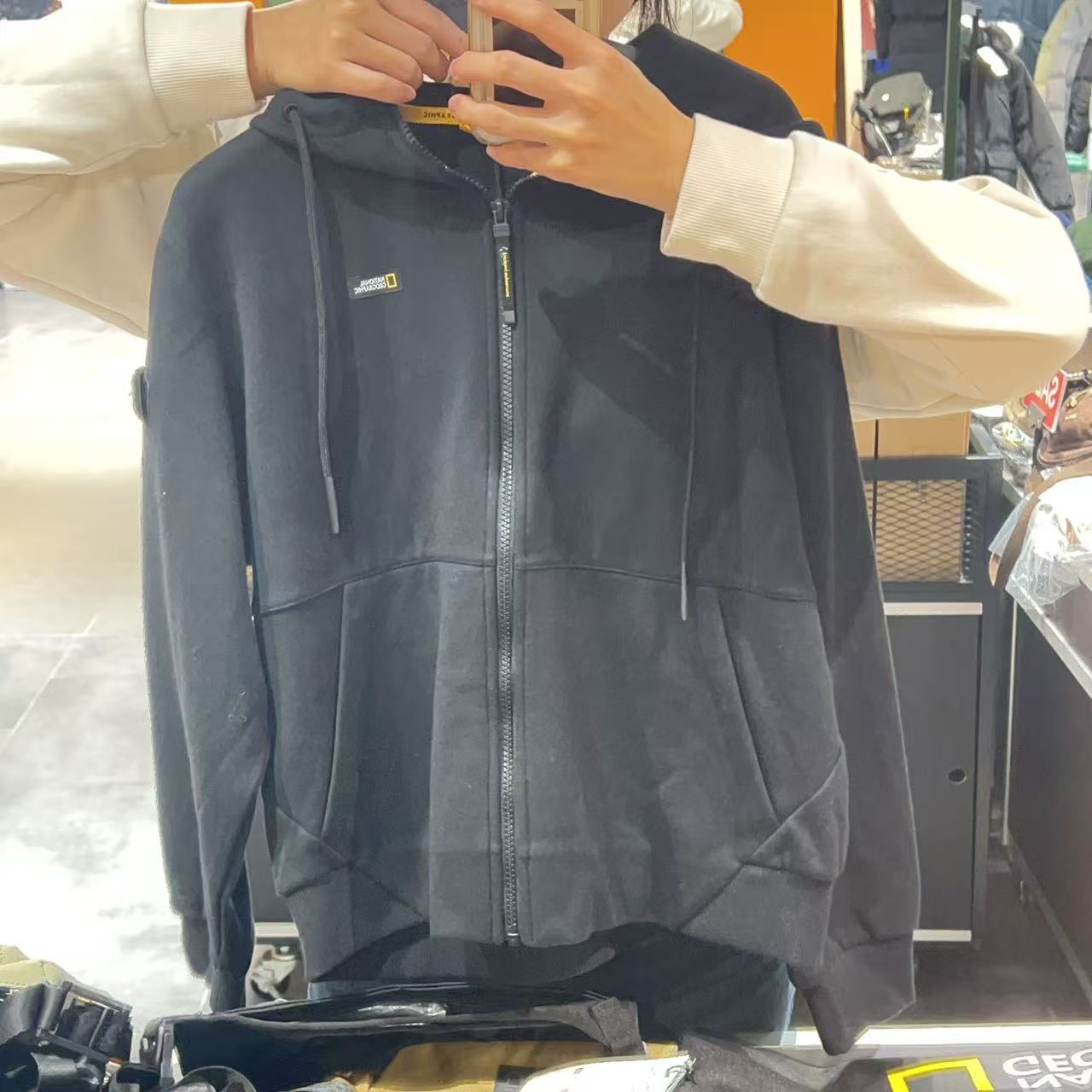 韓國 National Geographic Women's Maiden Fleece Hooded Zip-Up【NG325】