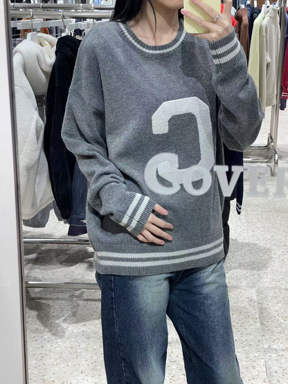 韓國 Covernat Big C Logo Crewneck Knit【CO044】 - STT Mall HK 靚太網購