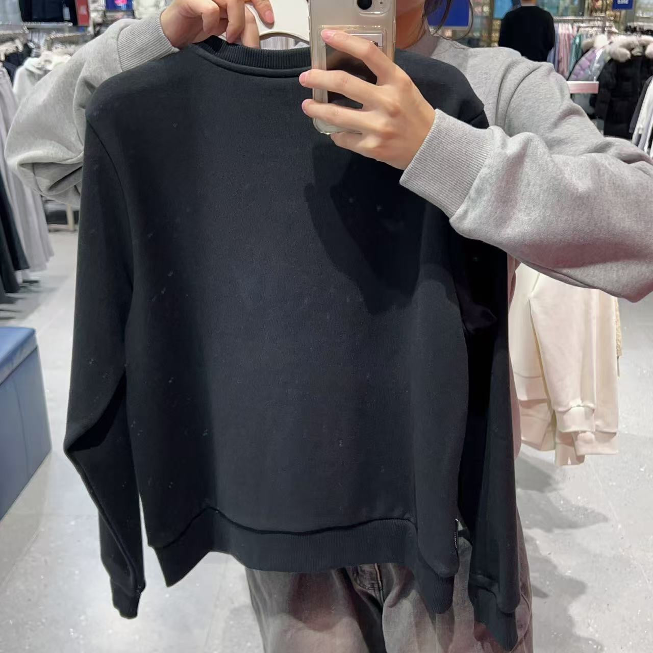 韓國 FILA Fleece Basic Small Logo Long Sleeve【FA058】