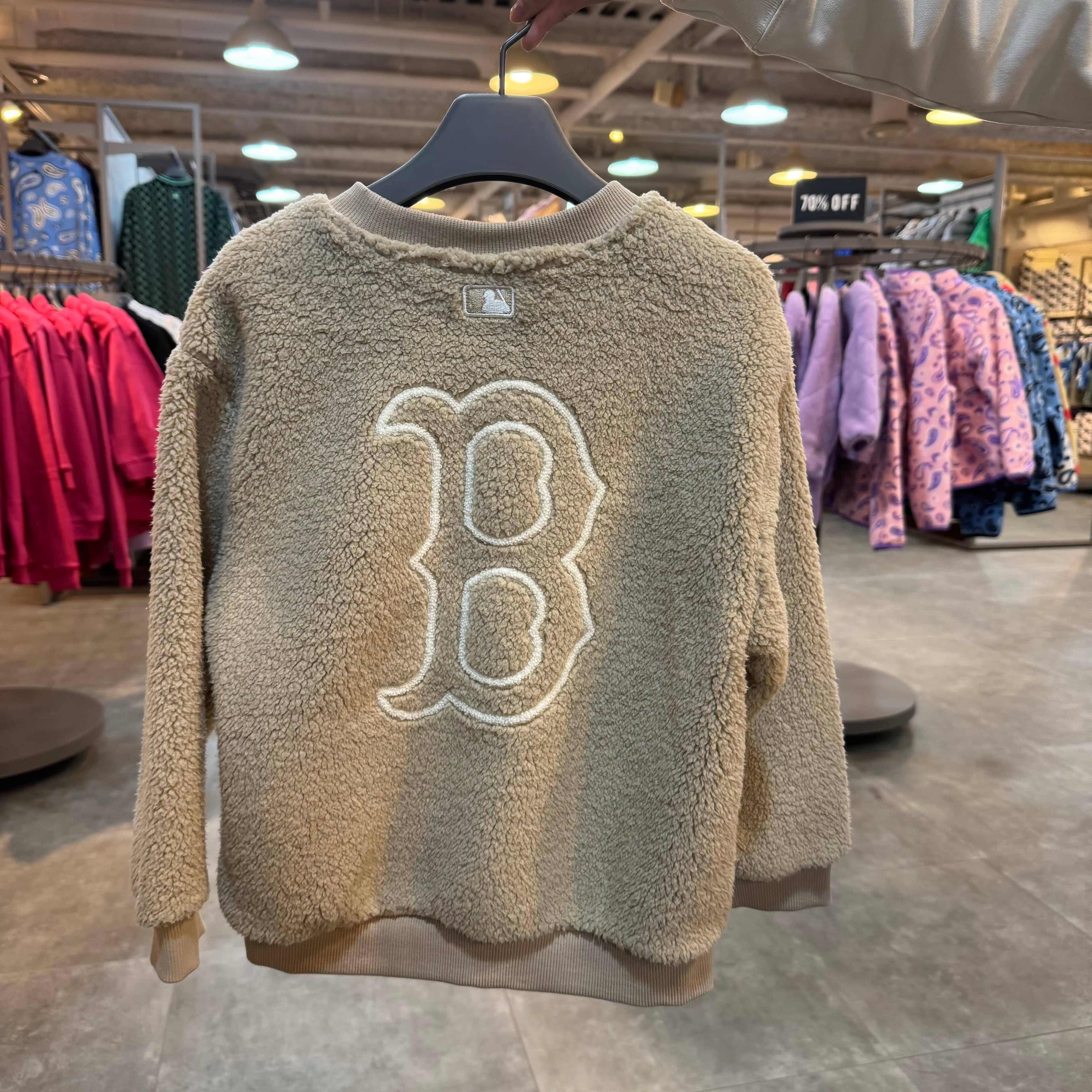 韓國 MLB KIDS Basic Big Logo Fleece Sweater 【MB123】 - STT Mall HK 靚太網購