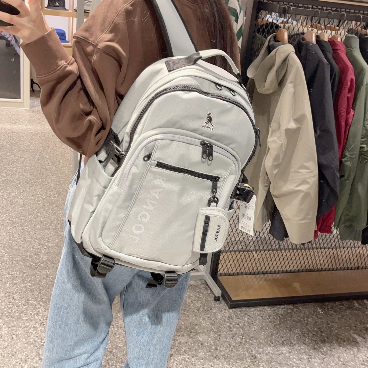韓國 KANGOL Iron Light Backpack【KL076】