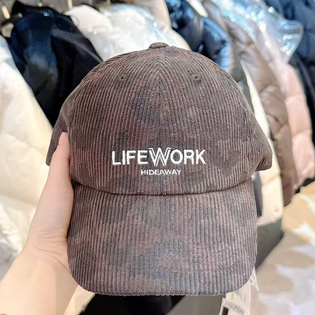 韓國 LifeWork Hopi Corduroy Unstructured Ball Cap【LW043】