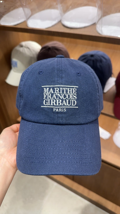 韓國 Marithe Francois Girbaud SMALL CLASSIC LOGO CAP【MF424】