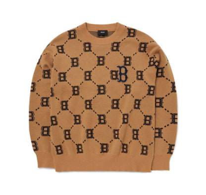 韓國 MLB Diamond Monogram Sweater Pullover 【MB019】 - STT Mall HK 靚太網購