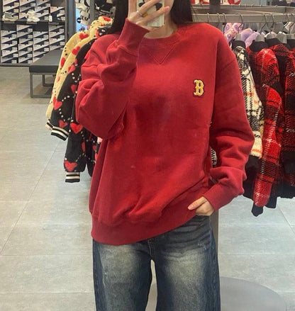 韓國 MLB Basic Small Logo Fleece Mega Overfit 【MB025】 - STT Mall HK 靚太網購