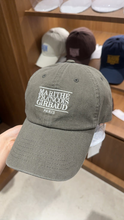 韓國 Marithe Francois Girbaud SMALL CLASSIC LOGO CAP【MF424】