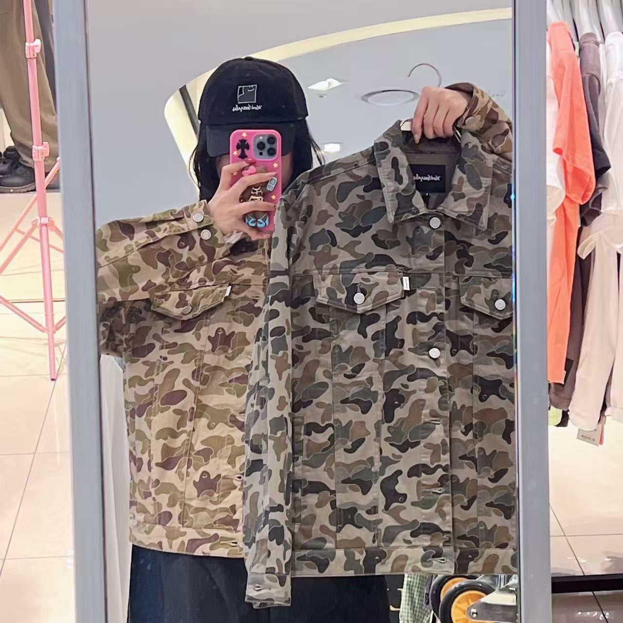 韓國 Mark Gonzales Camo Trucker Jacket【MG264】