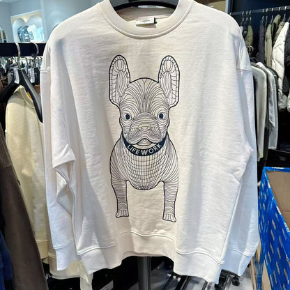 韓國 LifeWork Signature Big Radog Printing Sweatshirt【LW012】